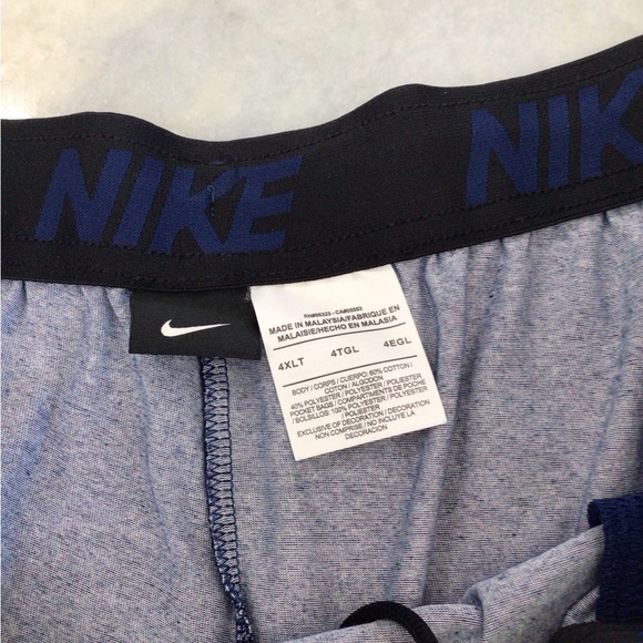 Nike Dri-Fit Training Shorts. Size 4XLT.  Dark Blue. Big / Tall. - Picture 2 of 4
